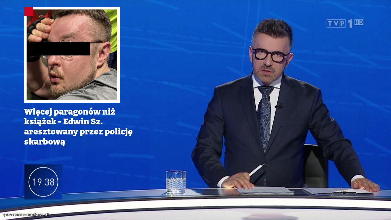 Więcej paragonów niż książek - Edwin Sz. aresztowany przez policję skarbową