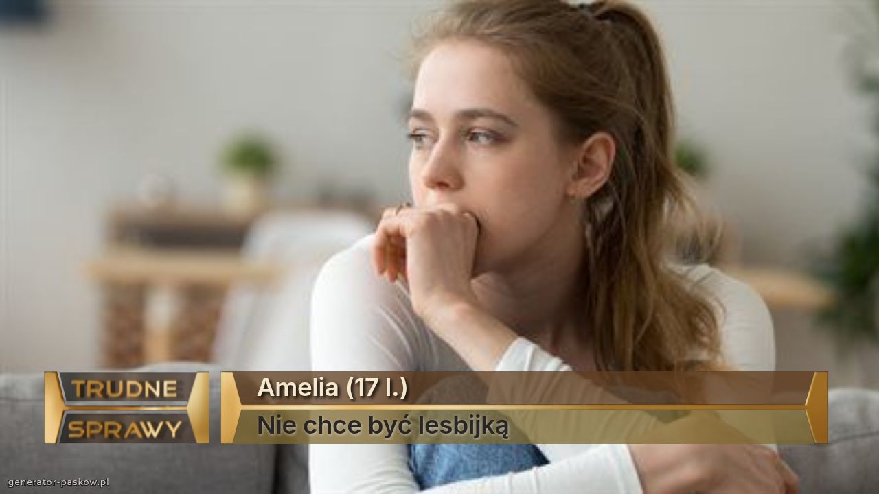 Amelia (17 l.)
Nie chce być lesbijką