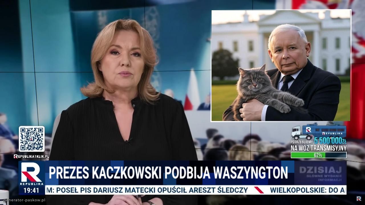 Prezes Kaczkowski podbija Waszyngton 