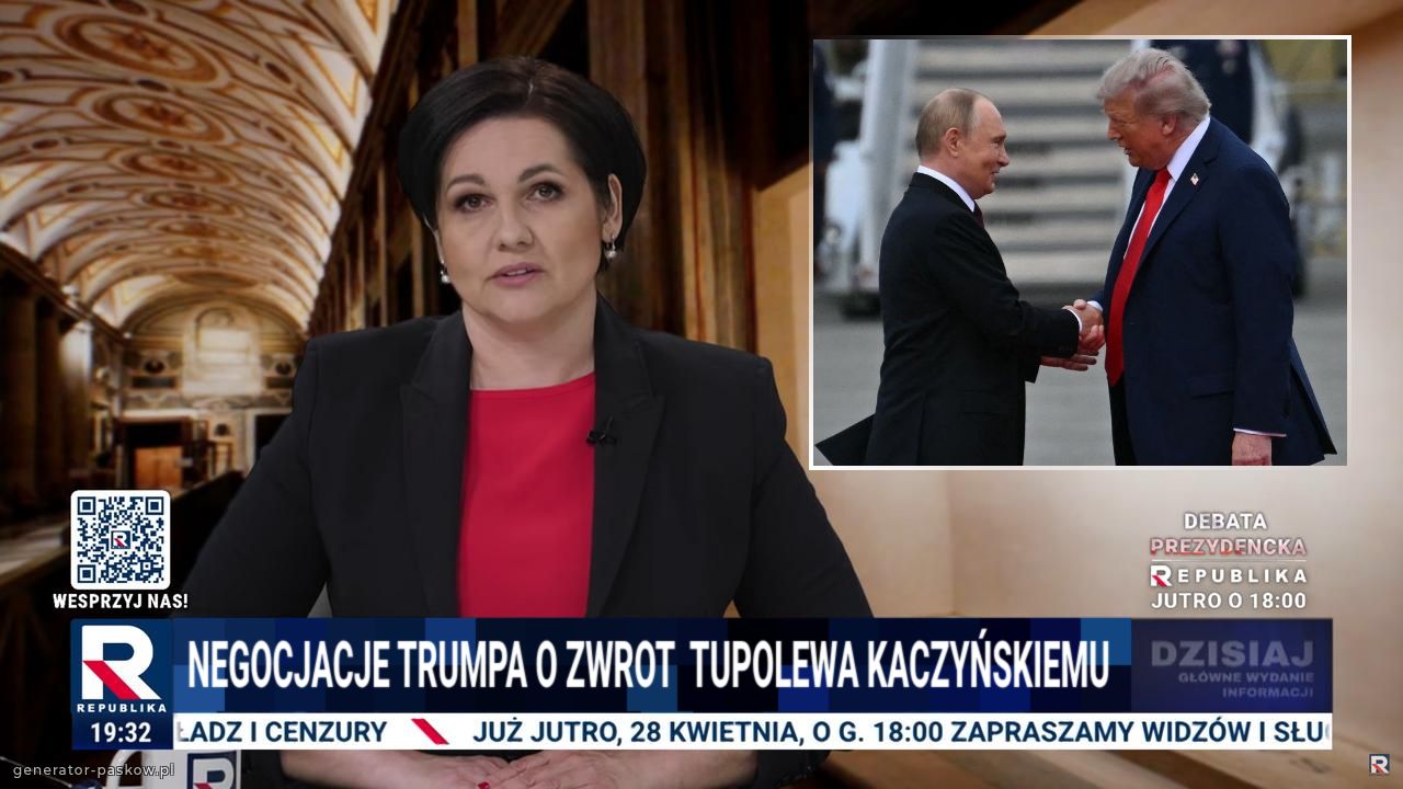 Negocjacje trumpa o zwrot  tupolewa Kaczyńskiemu 