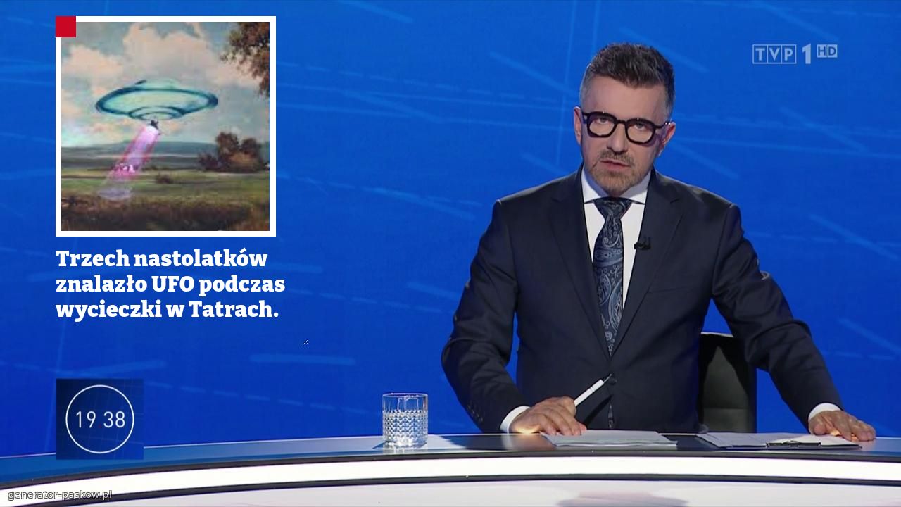 Trzech nastolatków znalazło UFO podczas wycieczki w Tatrach.