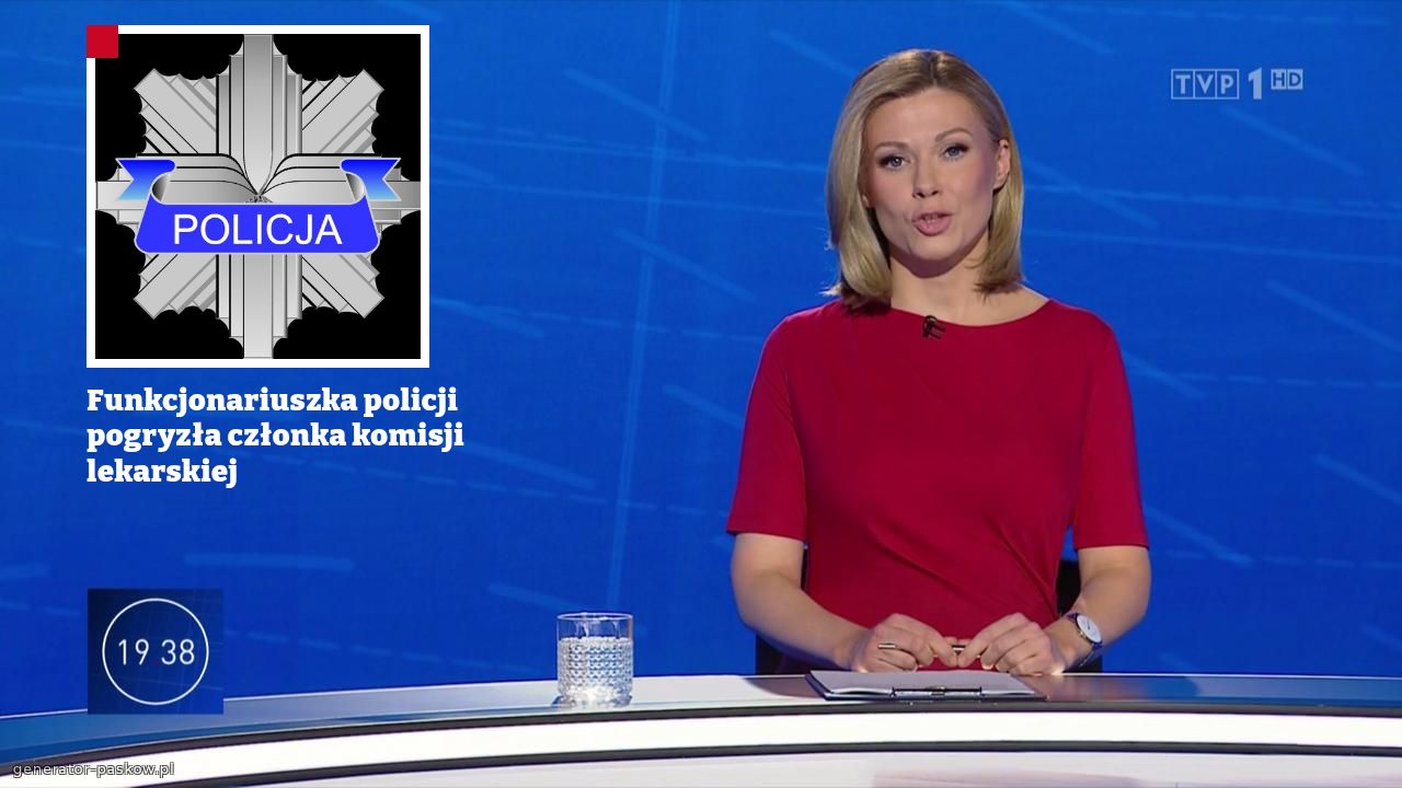 Funkcjonariuszka policji pogryzła członka komisji lekarskiej 