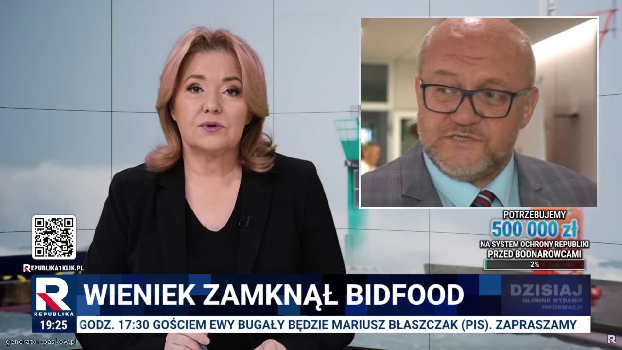 Wieniek zamknął bidfood