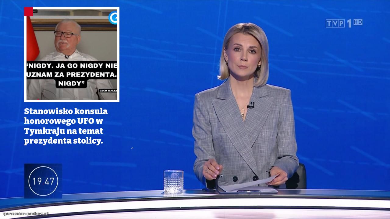 Stanowisko konsula honorowego UFO w Tymkraju na temat prezydenta stolicy. 