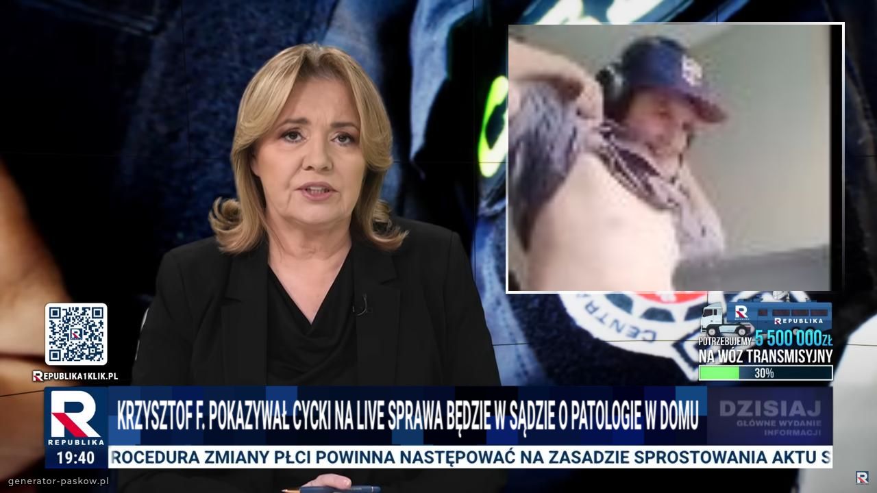 kRZYSZTOF F. POKAZYWAŁ CYCKI NA LIVE SPRAWA BĘDZIE W SĄDZIE O PATOLOGIE W DOMU