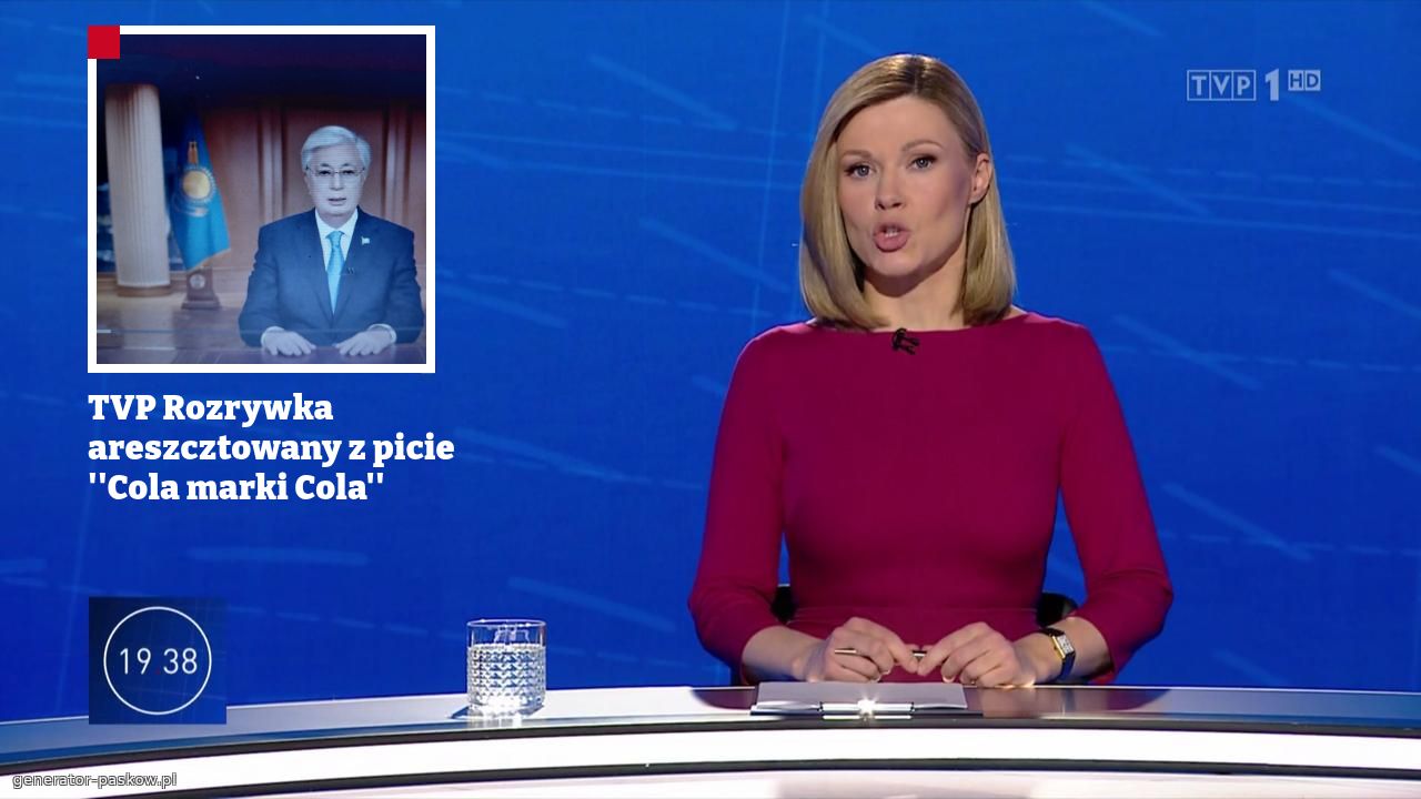 TVP Rozrywka areszcztowany z picie ''Cola marki Cola''