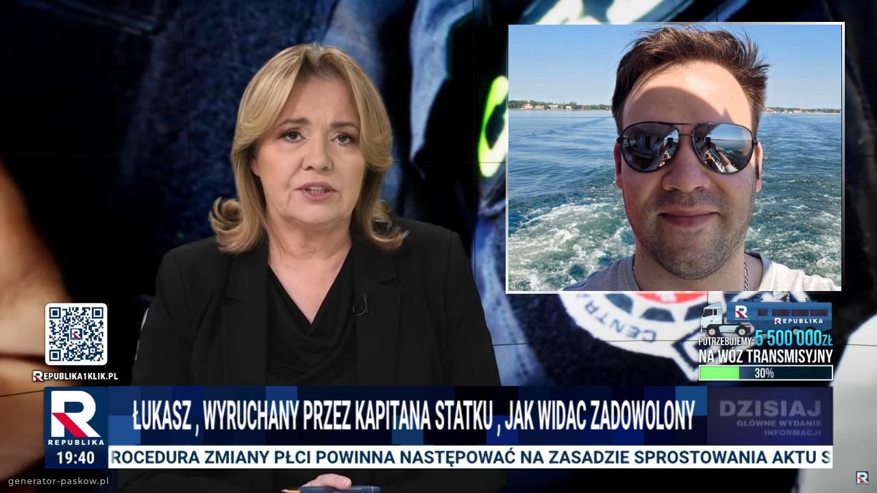     Łukasz , wyruchany przez kapitana statku , jak widac zadowolony 