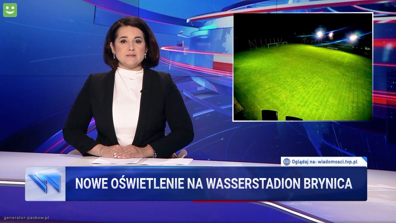 Nowe oświetlenie na WasserStadion brynica