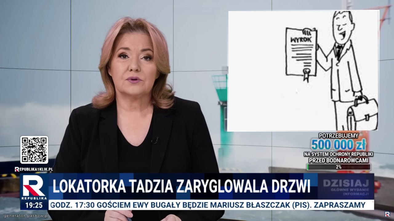 Lokatorka tadzia zaryglowala drzwi 