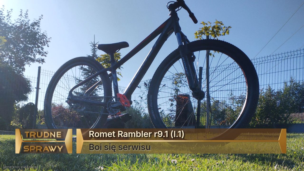 Romet Rambler r9.1 (l.1)
Boi się serwisu