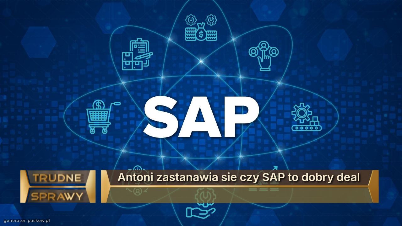 Antoni zastanawia sie czy SAP to dobry deal
