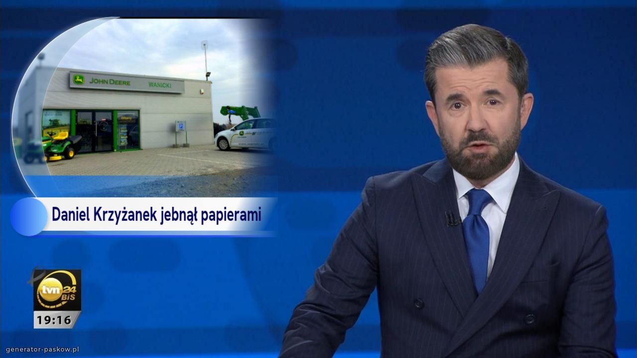 Daniel Krzyżanek jebnął papierami 