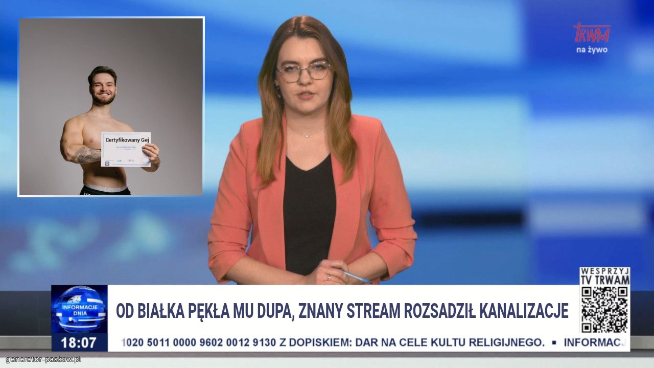 Od białka pękła mu dupa, znany stream rozsadził kanalizacje 