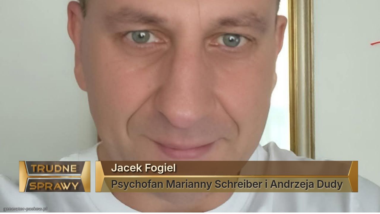 Jacek Fogiel 
Psychofan Marianny Schreiber i Andrzeja Dudy