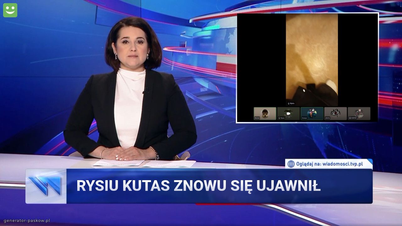 Rysiu kutas znowu się ujawnił