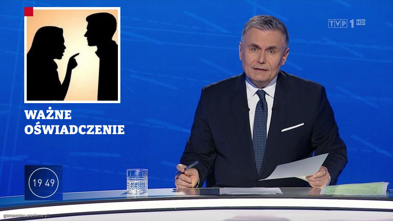 WAŻNE
OŚWIADCZENIE 
