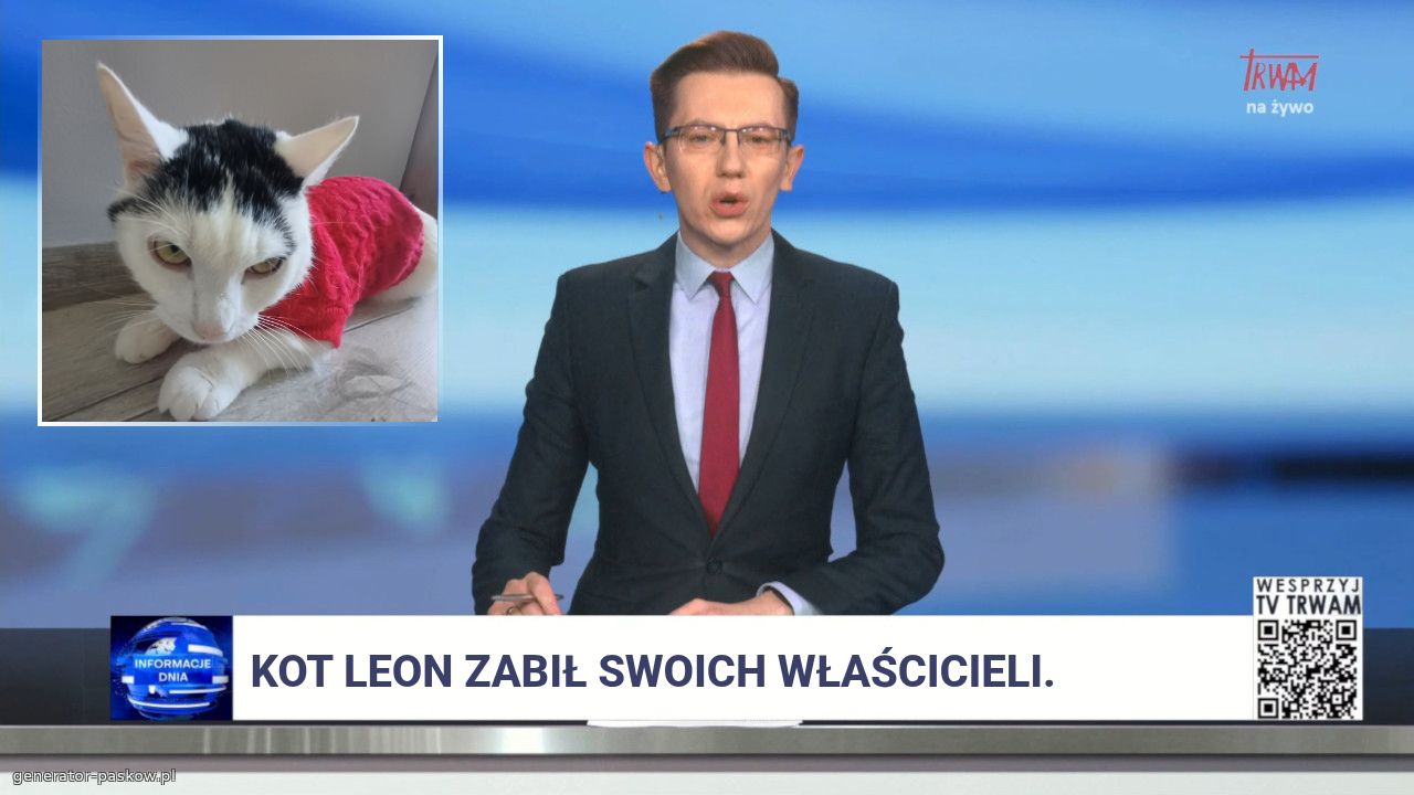 Kot Leon zabił swoich właścicieli.
