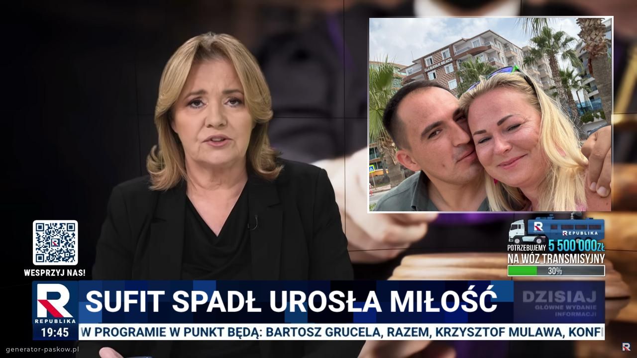 Sufit spadł urosła miłość 