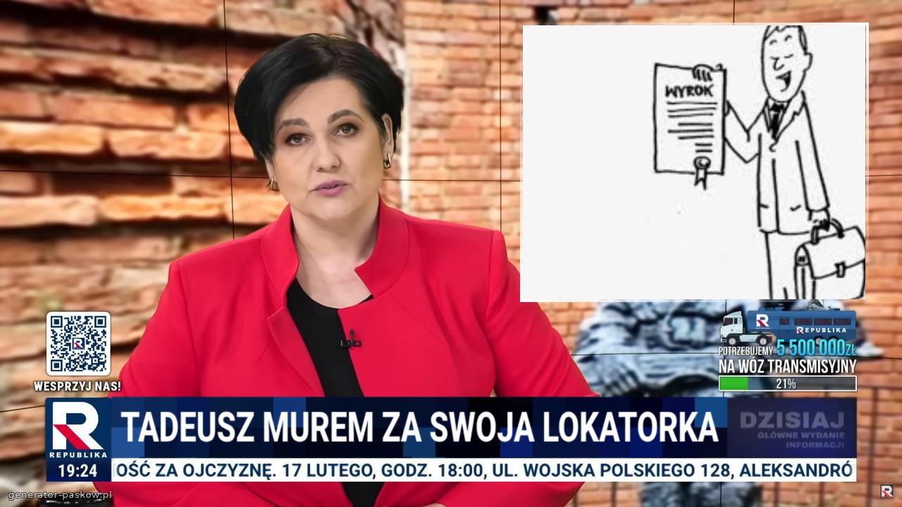 Tadeusz murem za swoja lokatorka