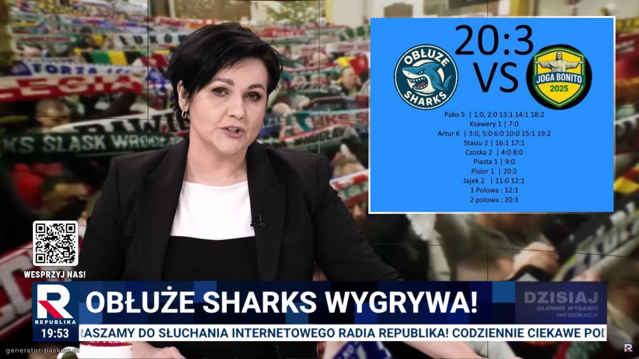 obłuże sharks wygrywa! 