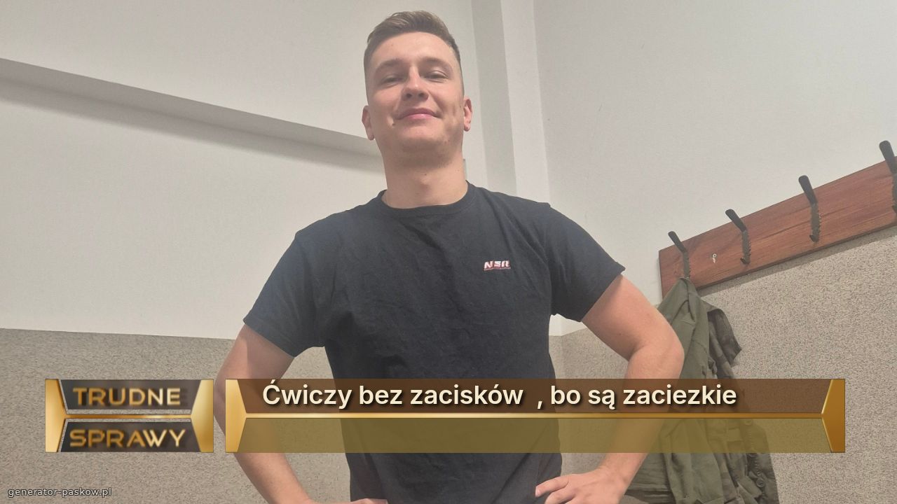 Ćwiczy bez zacisków  , bo są zaciezkie
