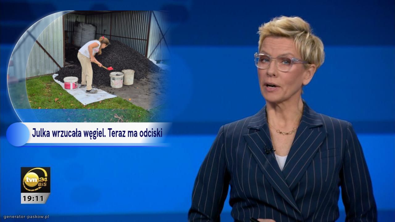 Julka wrzucała węgiel. Teraz ma odciski 