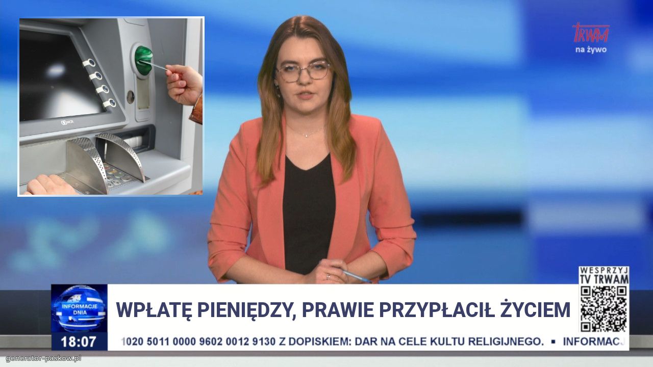 Wpłatę pieniędzy, Prawie przypłacił życiem