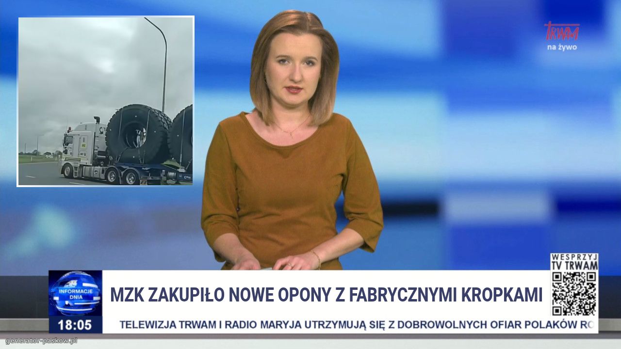 MZK zakupiło nowe opony z fabrycznymi kropkami