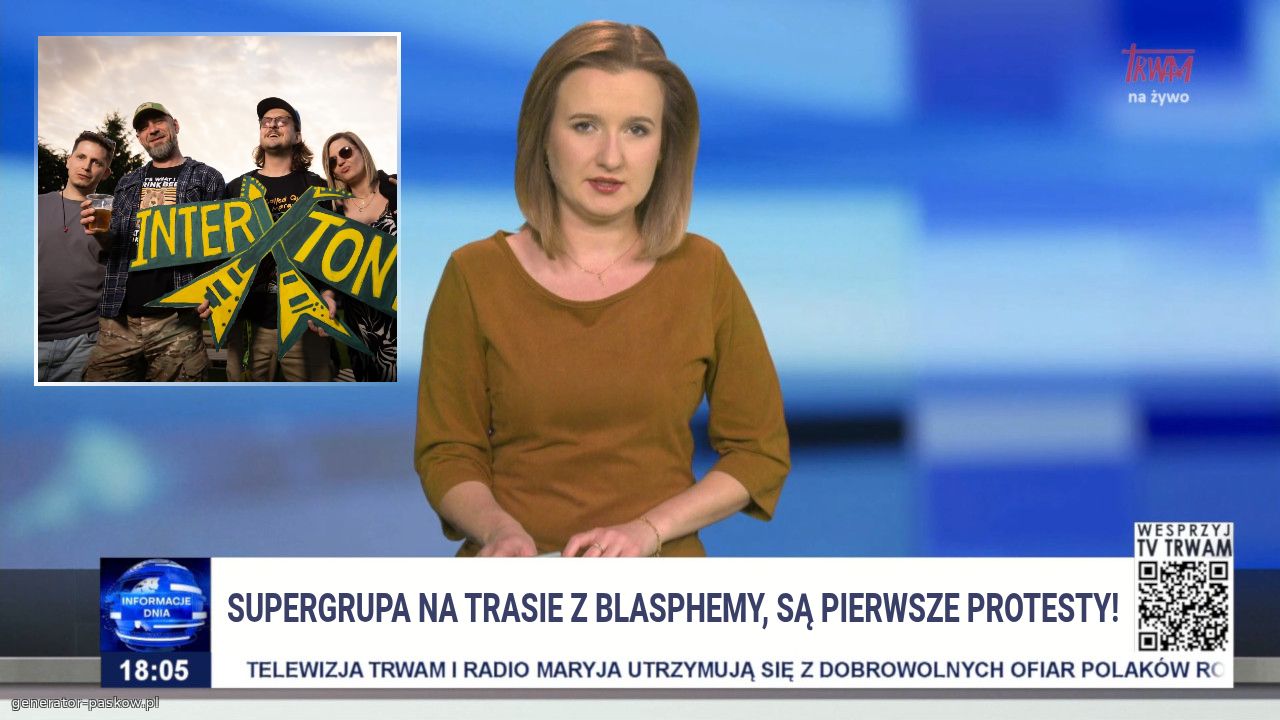 SUPERGRUPA na trasie z BLASPHEMY, są pierwsze protesty!