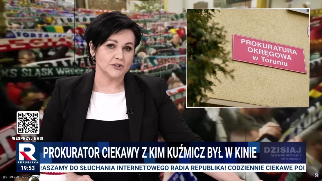 PROKURATOR CIEKAWY Z KIM KUŹMICZ BYŁ W KINIE