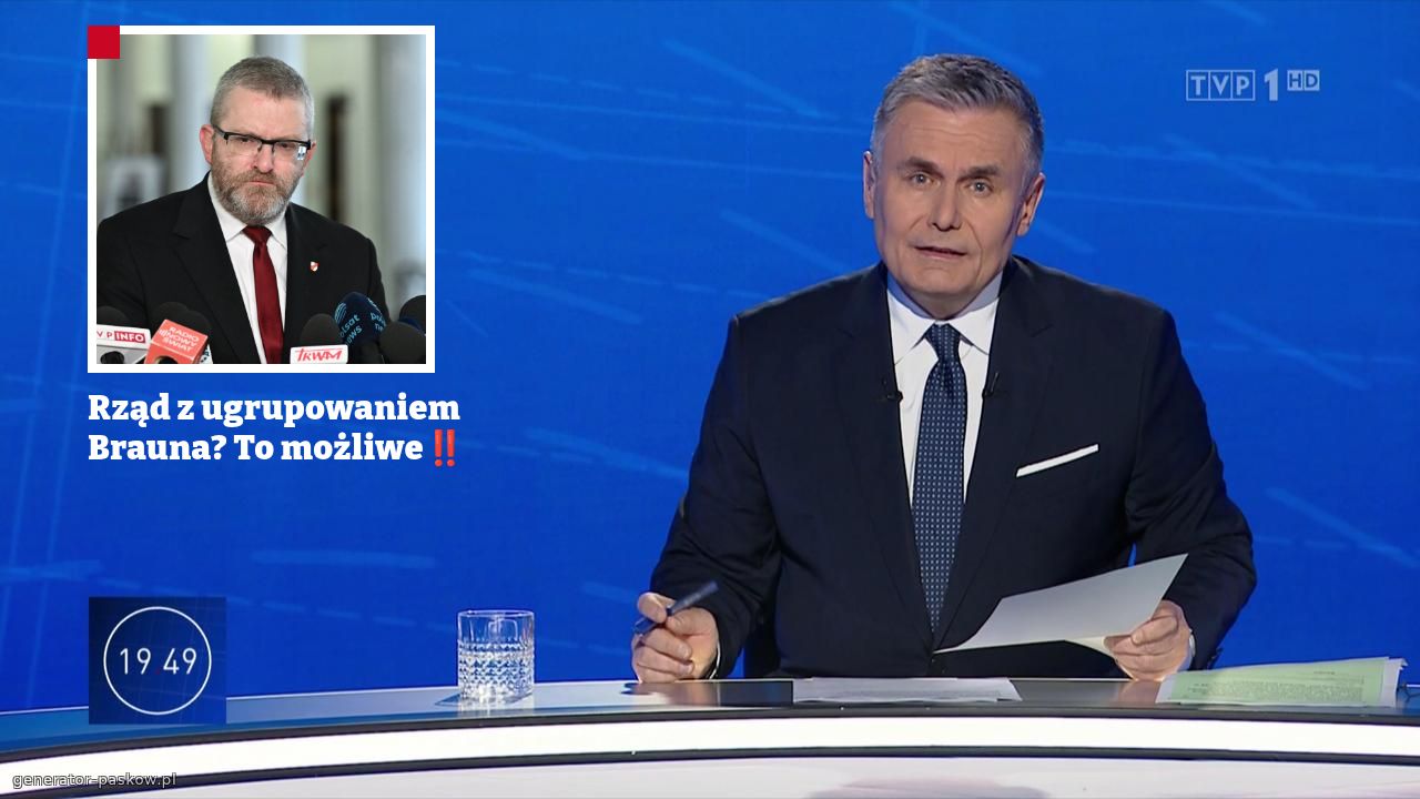 Rząd z ugrupowaniem Brauna? To możliwe‼️