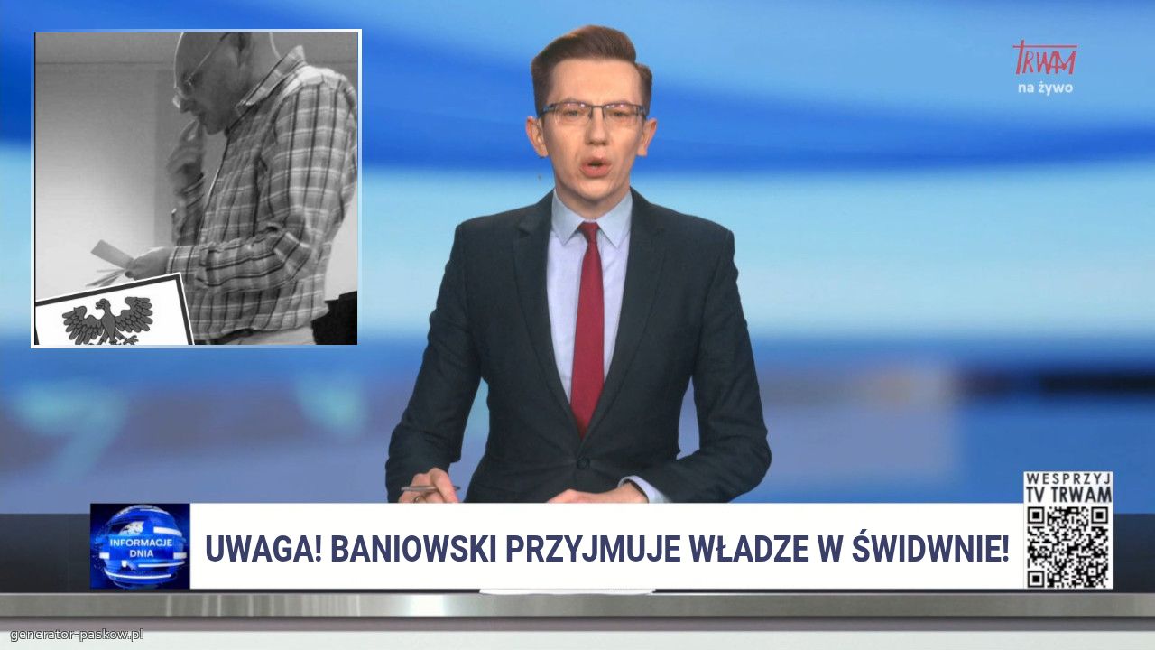 UWAGA! Baniowski przyjmuje władze w Świdwnie!