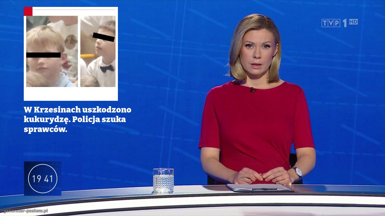 W Krzesinach uszkodzono kukurydzę. Policja szuka sprawców.