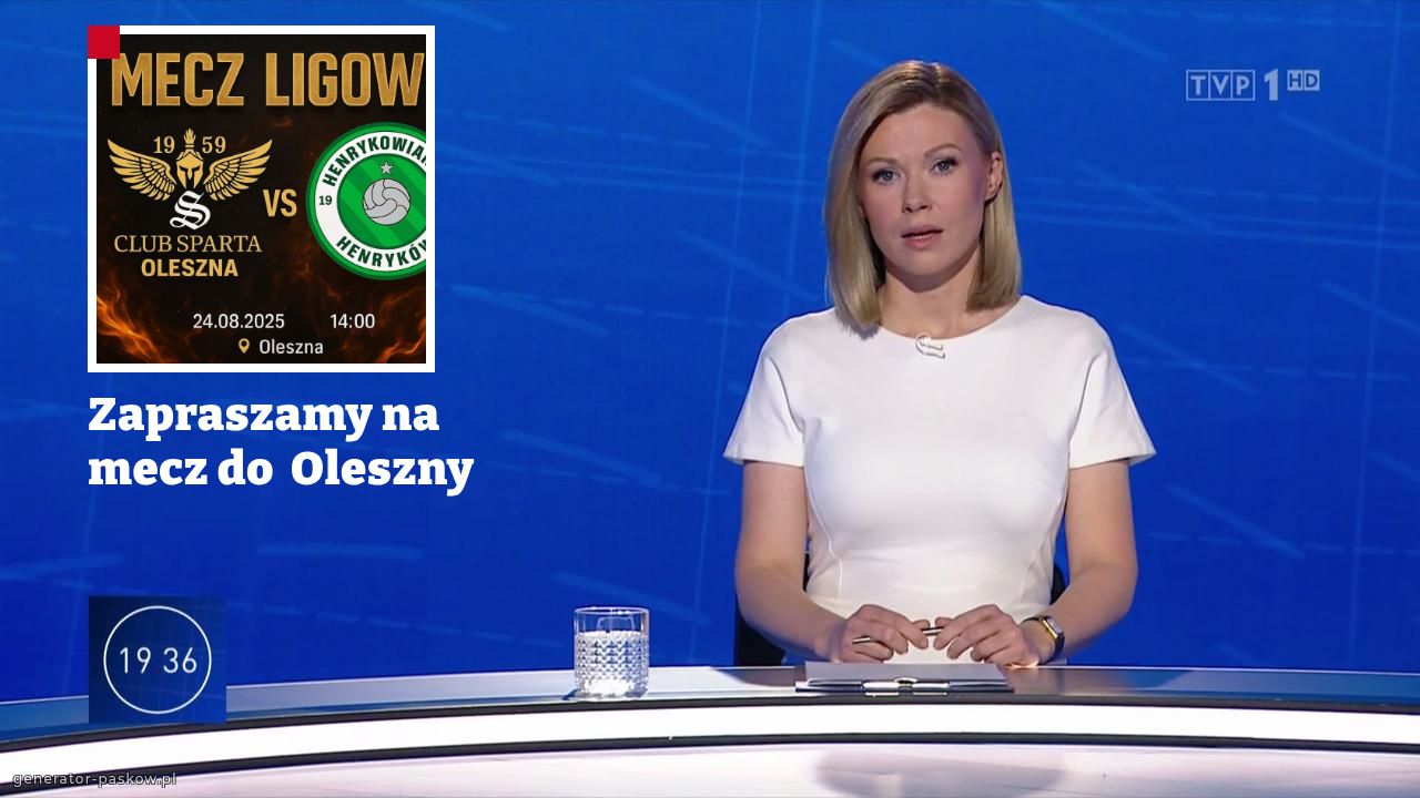 Zapraszamy na mecz do  Oleszny