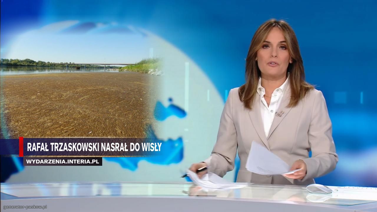 RAFAŁ TRZASKOWSKI NASRAŁ DO WISŁY
