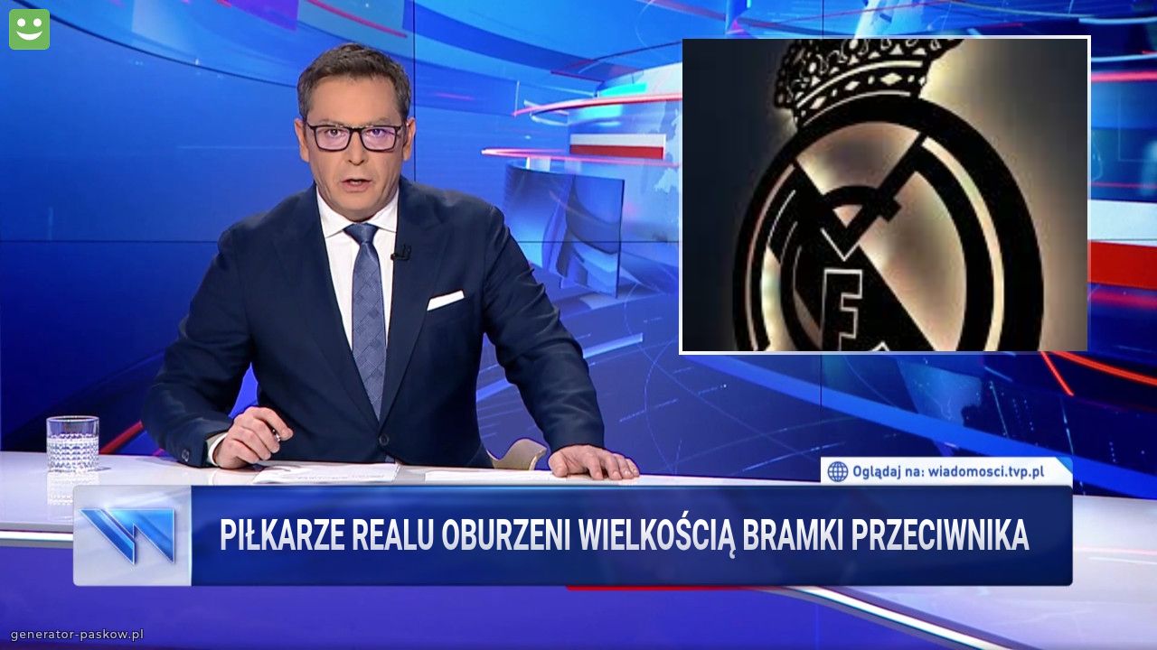 Piłkarze realu oburzeni wielkością bramki przeciwnika