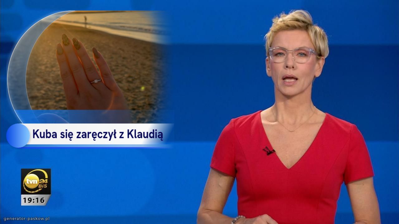Kuba się zaręczył z Klaudią 