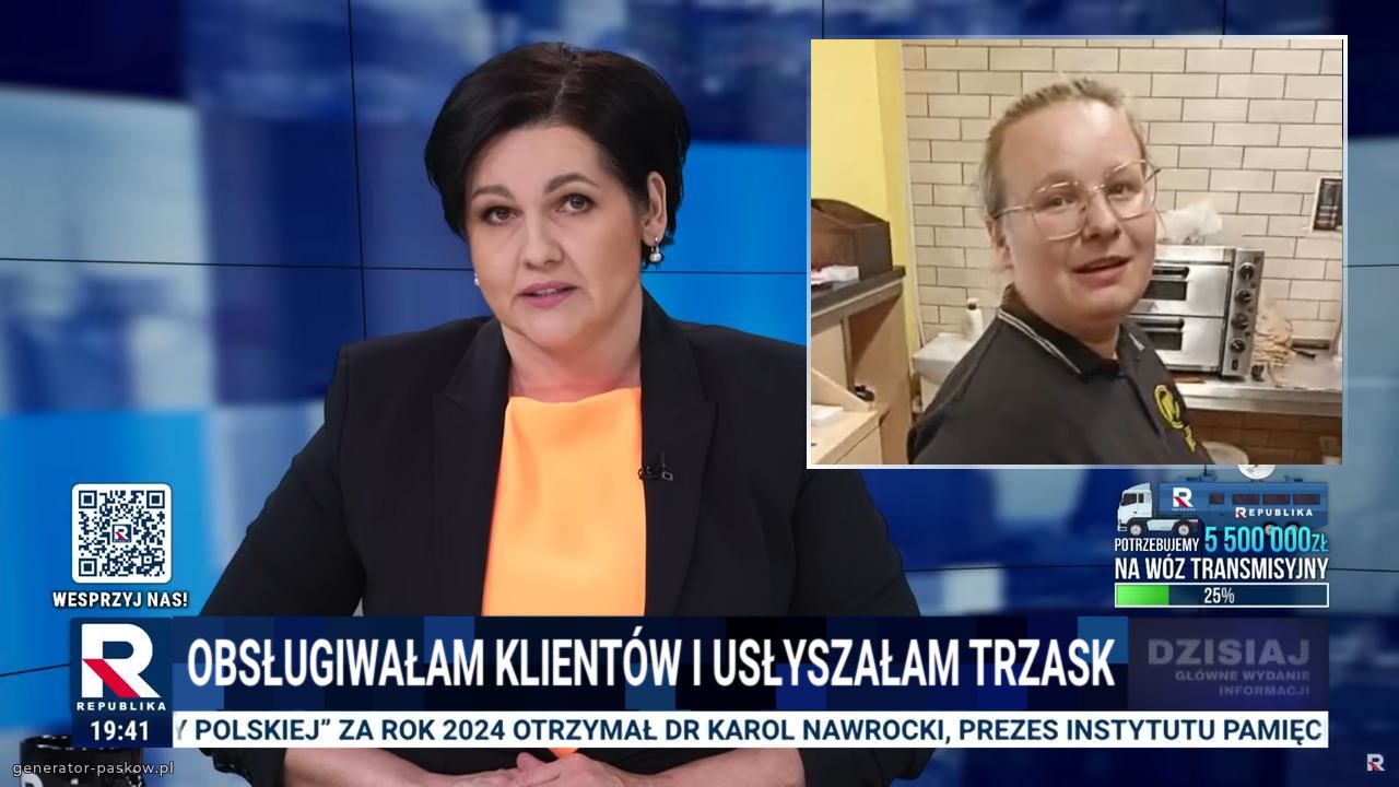 Obsługiwałam klientów i usłyszałam trzask