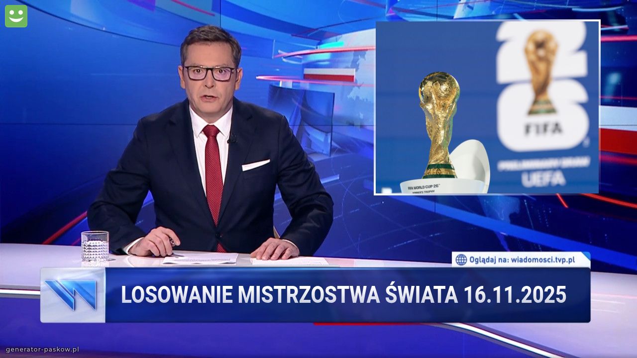 LOSOWANIE MISTRZOSTWA ŚWIATA 16.11.2025
