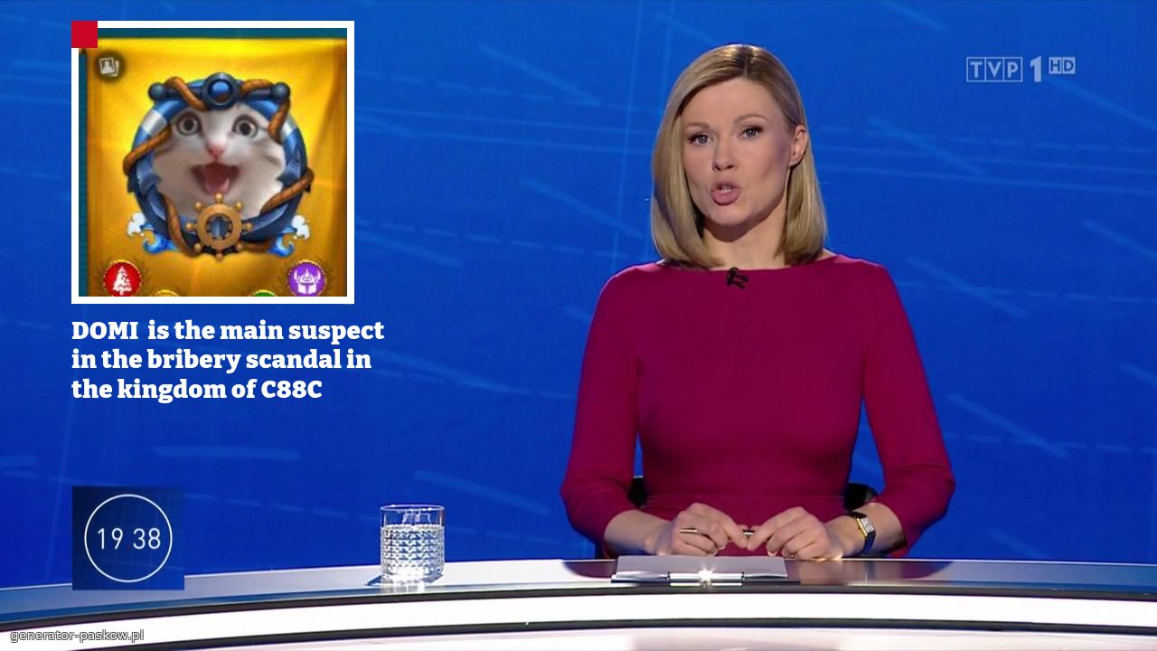 DOMI  is the main suspect in the bribery scandal in the kingdom of C88C

