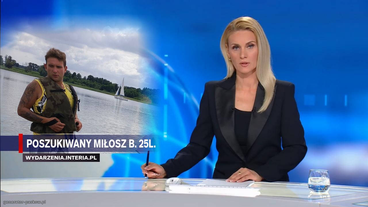 Poszukiwany Miłosz B. 25l. 