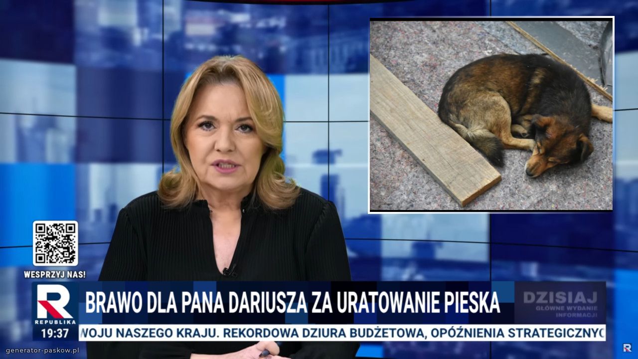 Brawo dla pana dariusza za uratowanie pieska  