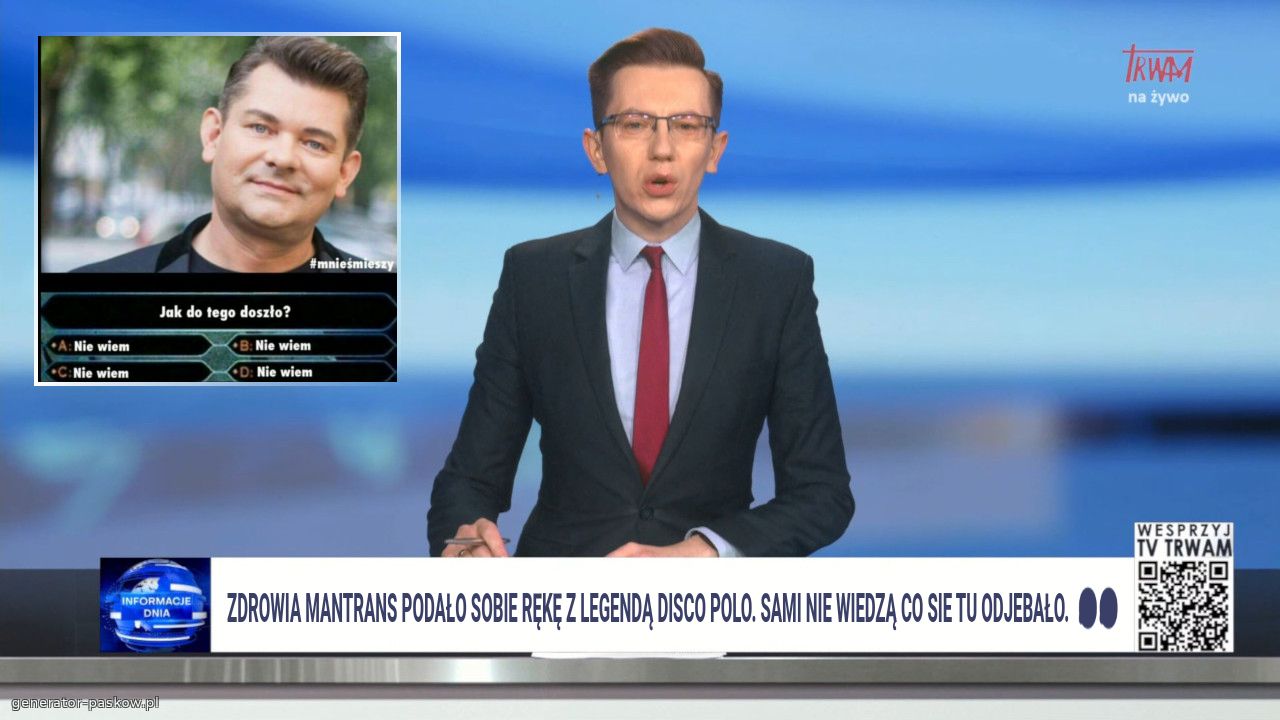 Zdrowia mantrans podało sobie rękę z legendą disco polo. Sami nie wiedzą co sie tu odjebało.  😥😥