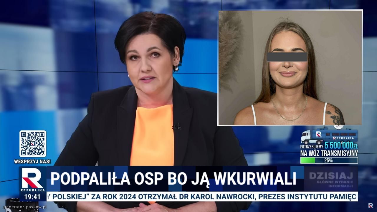 Podpaliła OSP bo JĄ WKURWIALI 