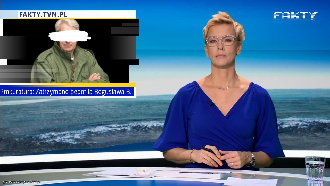 Prokuratura: Zatrzymano pedofila Boguslawa B.