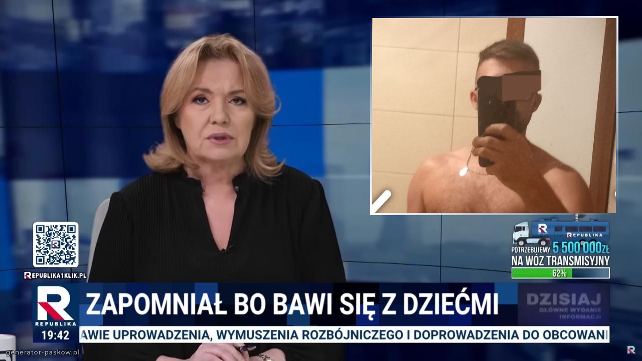 Zapomniał bo bawi się z dziećmi  