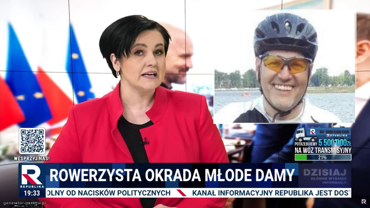 Rowerzysta okrada młode damy