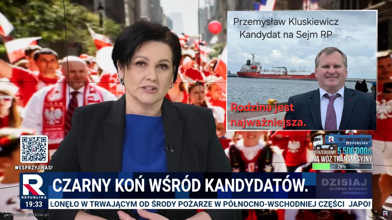 Czarny koń wśród kandydatów. 