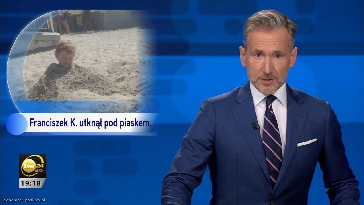Franciszek K. utknął pod piaskem.