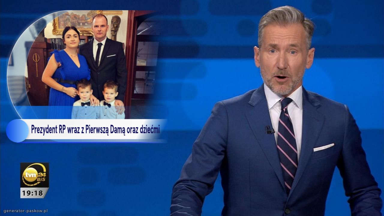 Prezydent RP wraz z Pierwszą Damą oraz dziećmi